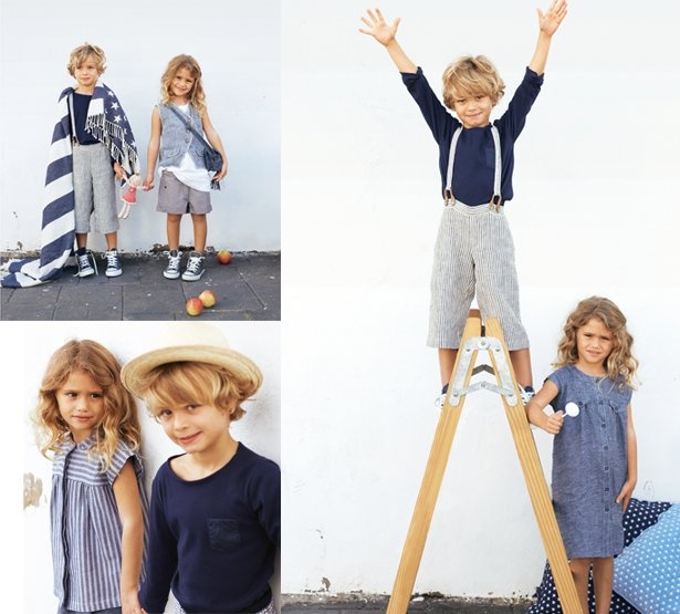 كولكشن أزياء للاطفال أولاد وبنات لصيف 2014 ، صور ازياء اطفال صيفية 2015