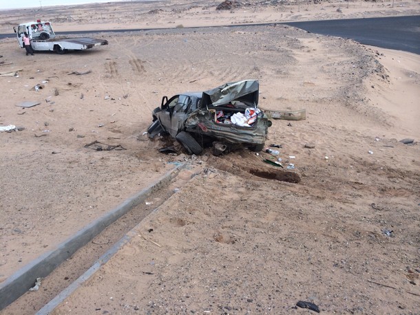 صور الحادث الذي ادى الى وفاة الشاعر عبدالله بن شايق القحطاني 2014