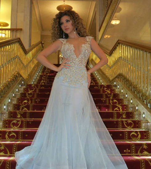 صور أجمل فستان ارتدته ميريام فارس 2014