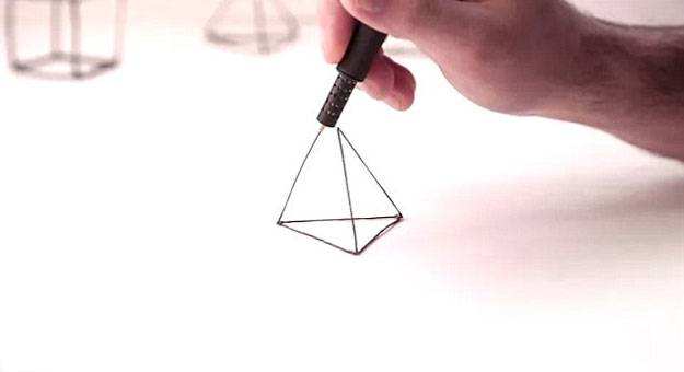 بالفيديو قلم بتقنية 3d يمكنك من الكتابة والرسم فى الهواء