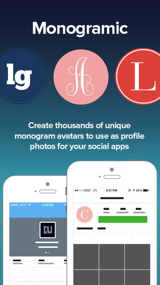 تحميل تطبيق Monogramic لتصميم الشعارات على أجهزة الايفون 2014