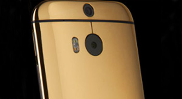 بالفيديو نسخة ذهبية من هاتف HTC One M8
