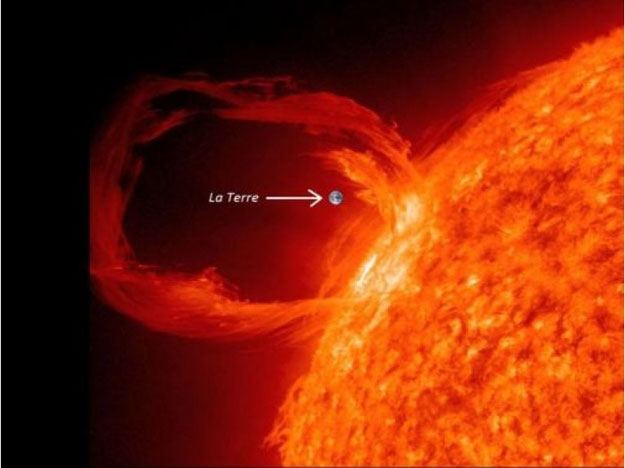 بالصور لحظة انبعاث الرياح الشمسية , ناسا