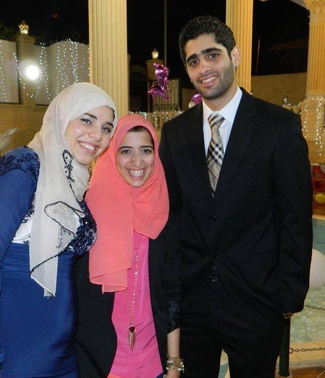 صورة آية ابنة المشير عبد الفتاح السيسي مع زوجها , تشعل موقع الفيس بوك 2014