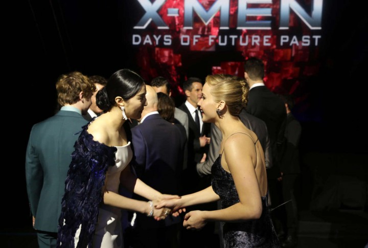 صور جينيفر لورنس في عرض فيلم X-Men: Days Of Future Past