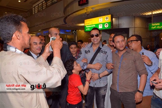 صور جورج وسوف في مطار القاهرة 2014