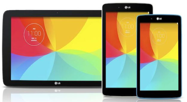 LG تطرح 3 أجهزة تابلت جديدة من سلسلة G Pad