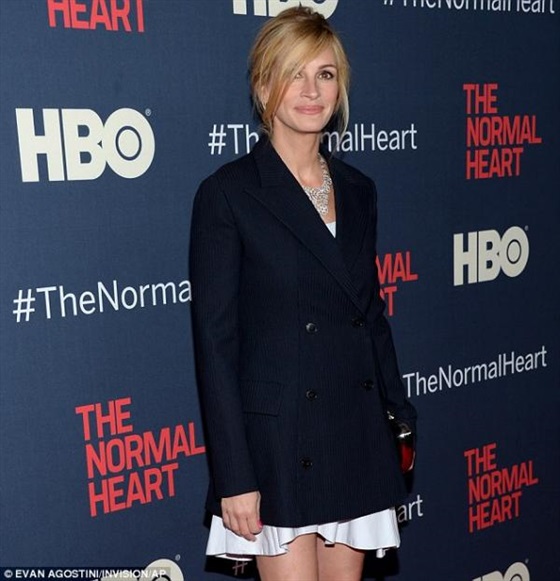 صور جوليا روبرتس في حفل عرض فيلمها الجديد The Normal Heart في نيويورك