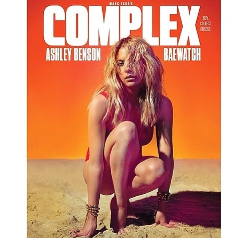 صور أشلي بينسون على مجلة Complex يونيو 2014