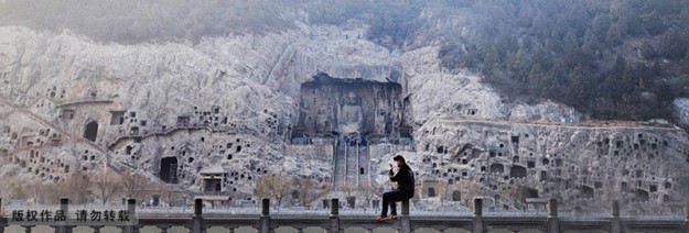 صور كهوف لونغمن الصخرية في الصين