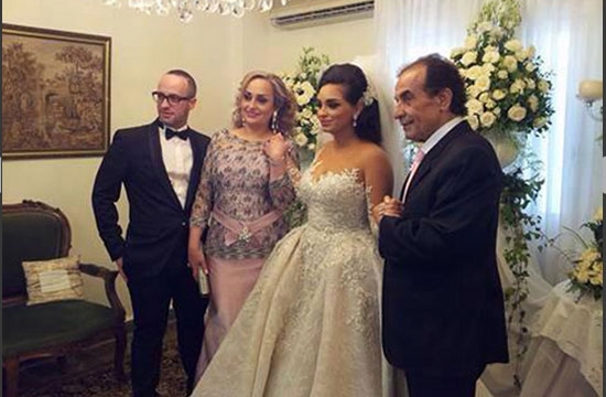 صور حفل زفاف الفنانة السورية زينة أفتيموس 2014 , صور زينة أفتيموس 2014