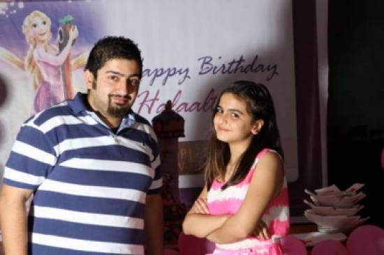 صور حلا الترك وهي تحتفل بعيد ميلادها الـ 12
