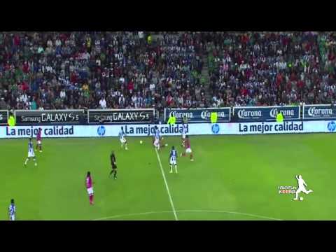بالفيديو رمية تماس بهلوانية في نهائي الدوري المكسيكى 2014