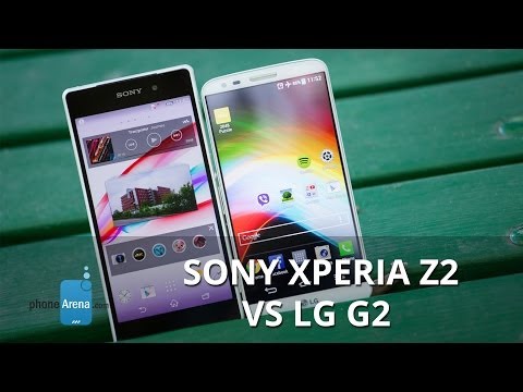بالفيديو مقارنة بين هاتف سوني اكسبريا z2 وهاتف lg g2