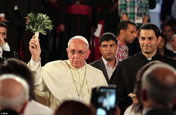 صور البابا فرانسيس في القدس الشريف 2014