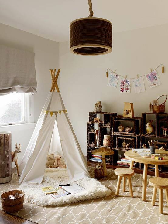 افكار لصنع خيمة بغرفة الطفل 2014 , صور خيم جميلة للاطفال 2015 , ديكورات جديدة لغرف الاطفال 2015