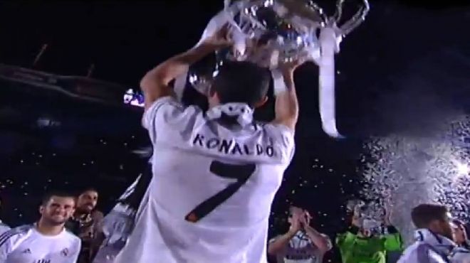بالفيديو والصور احتفال ريال مدريد بلقب دوري أبطال أوروبا في ملعب سانتياجو برنابيو 2014