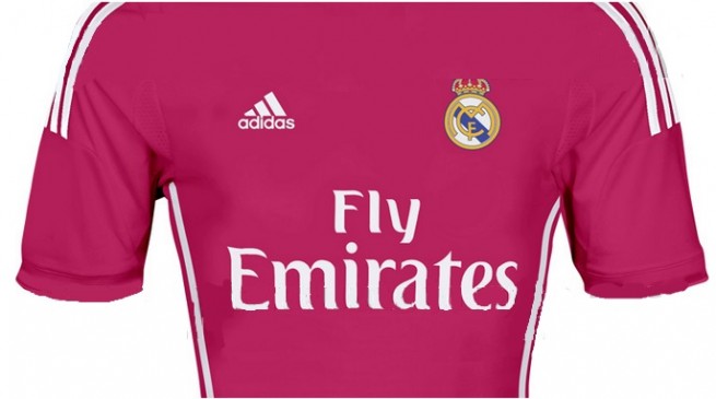 بالفيديو قميص ريال مدريد الجديد باللون الزهري 2014