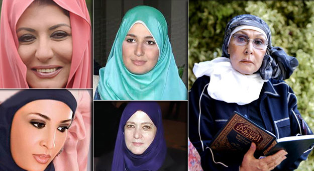 صور فنانات مصر المعتزلات بالحجاب 2014 , تعرف على اشهر الفنانات المعتزلات 2014