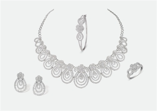 مجوهرات لازوردي للعروس موضة 2014 ، اجمل مجوهرات لازوردي للعرايس 2015