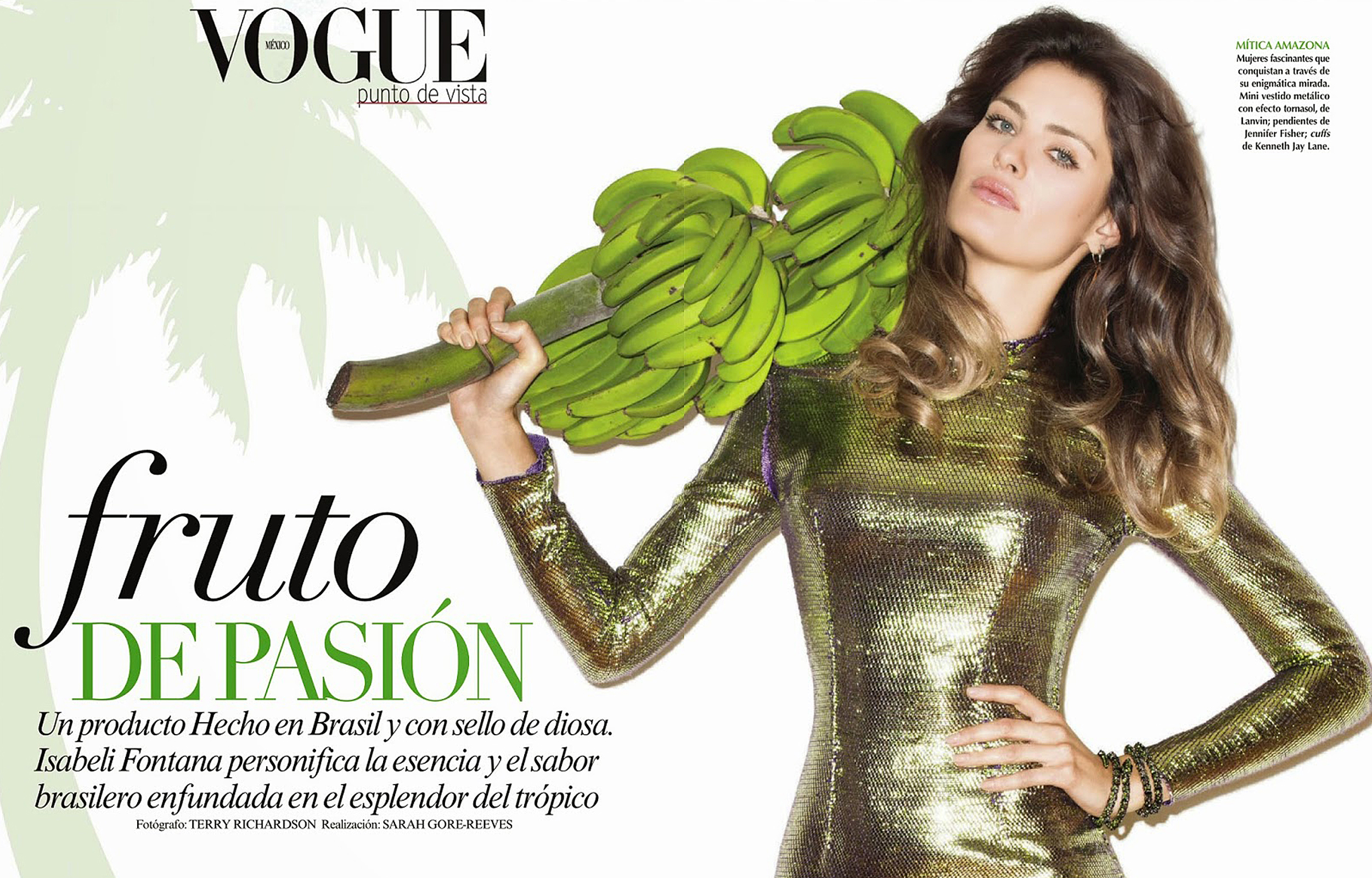صور إيزابيلي فونتانا على مجلة فوج المكسيك يونيو 2014