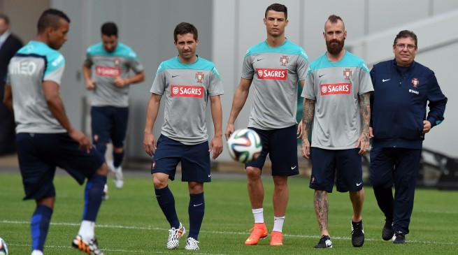صور تدريبات المنتخب البرتغالي النهائية استعدادا لكأس العالم 2014