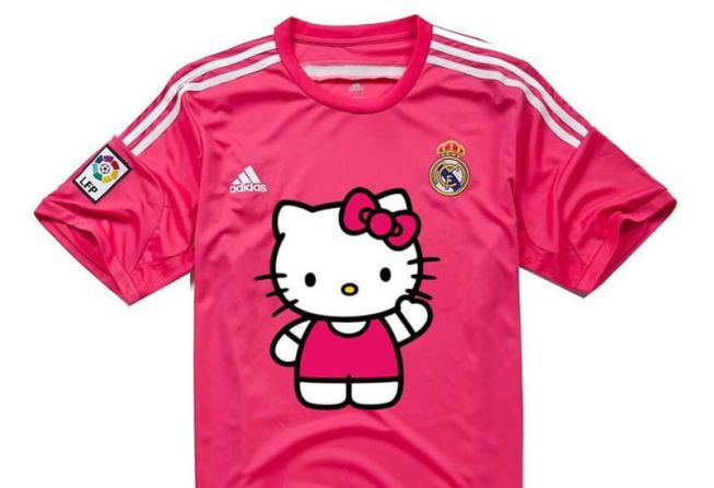 صور مضحكة على قميص ريال مدريد الزهري 2014 , الجماهير الرياضية تسخر من قميص ريال مدريد باللون الزهري 2014