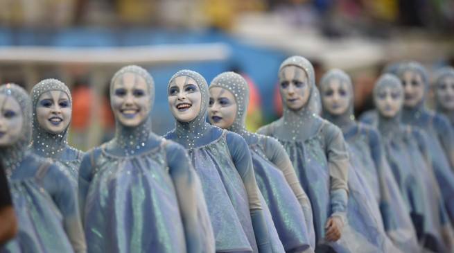 بالصور ملخص حفل افتتاح كأس العالم 2014 في ملعب أرينا كورثينيانز