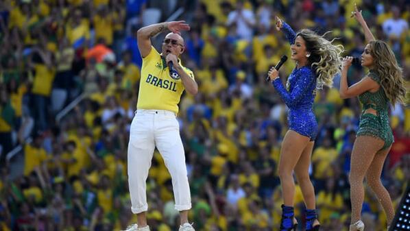 بالفيديو غناء جينيفر لوبيز في حفل افتتاح كأس العالم 2014 بالبرازيل
