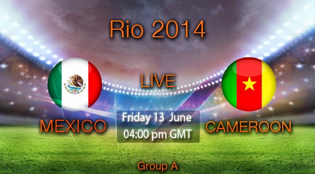 اهداف مباراة الكاميرون والمكسيك في كأس العالم اليوم الجمعة 13-6-2014