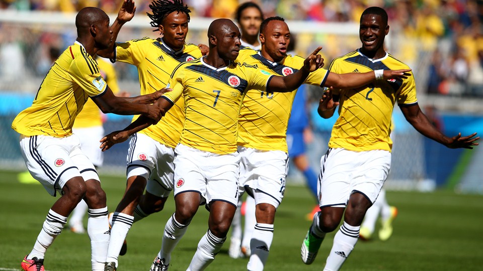 صور مباراة اليونان وكولومبيا في كأس العالم اليوم السبت 14-6-2014