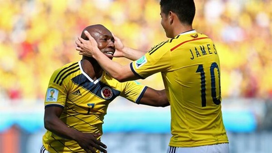 أهداف مباراة كولومبيا واليونان اليوم السبت 14-6-2014