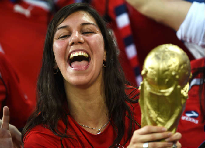 صور بنات تشيلي في كأس العالم 2014 , صور مشجعات تشيلي في كأس العالم 2014