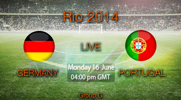 Portugal VS Germany Monday 16-6-2014 World Cup , Time and channels broadcast