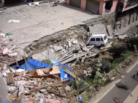 صور زلزال سيشوان في الصين سنة 2008