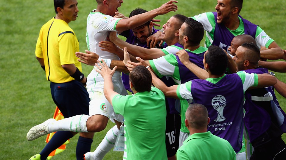صور مباراة الجزائر وبلجيكا في كأس العالم اليوم الثلاثاء 17-6-2014