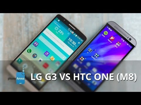 بالفيديو مقارنة بين مواصفات هاتف LG G3 وHTC One M8