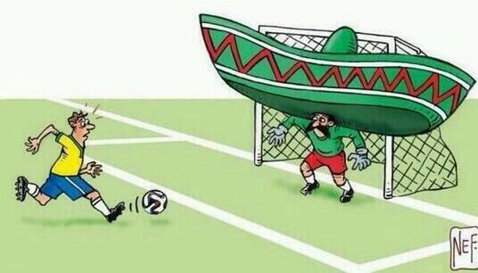 صور كاريكاتيرات مضحكة عن حارس مرمى المكسيك أوتشوا 2014