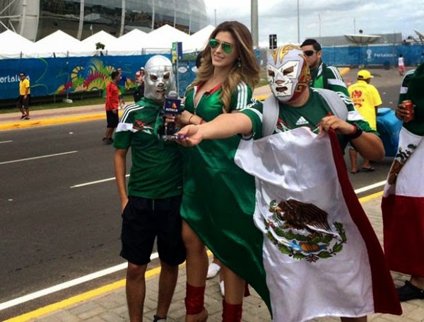 صور المذيعة المكسيكية إينيس ساينز في كاس العالم 2014 , صور أجمل مراسلة في كأس العالم بالبرازيل 2014