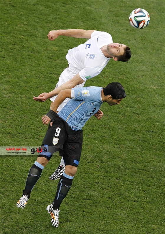 اهداف مباراة أوروجواي وإنجلترا في الشوط الاول 19-6-2014