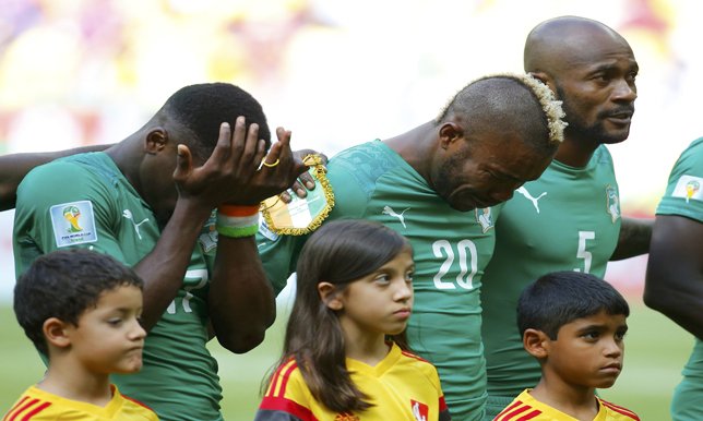 صور بكاء سير داي في مباراة كولومبيا بكأس العالم 2014