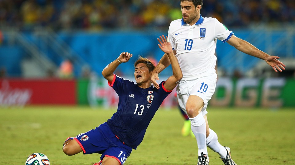 ملخص ونتيجة مباراة اليابان واليونان في كاس العالم اليوم 20-6-2014