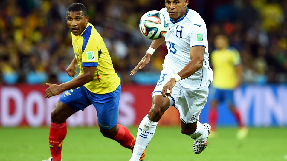 صور مباراة الإكوادور والهندوراس في كأس العالم 2014