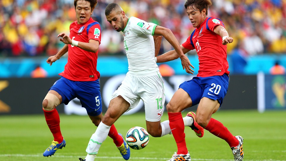 صور مباراة الجزائر و كوريا الجنوبية في كأس العالم اليوم الاحد 22/6/2014
