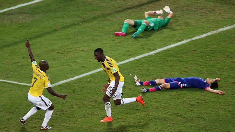 صور مباراة كولومبيا واليابان في كأس العالم الثلاثاء 24-6-2014