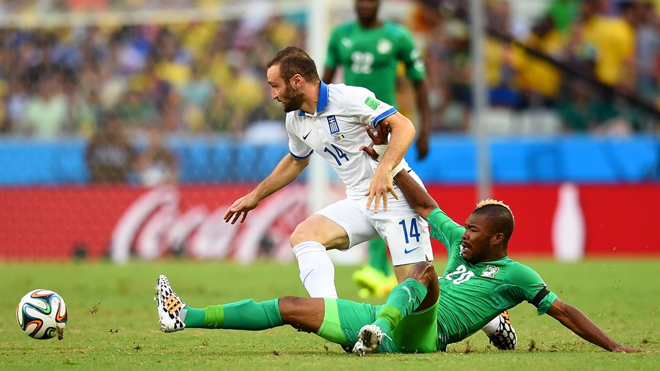 صور مباراة اليونان وساحل العاج في كأس العالم الثلاثاء 24-6-2014
