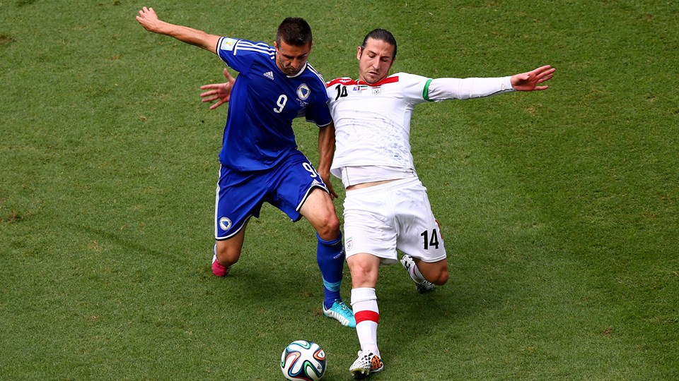 صور مباراة إيران والبوسنة والهرسك في كأس العالم الاربعاء 25-6-2014