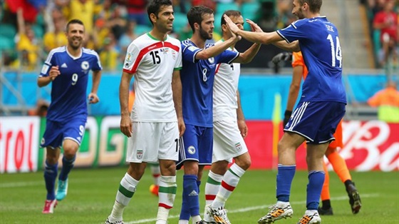 ملخص مباراة إيران والبوسنة والهرسك في كأس العالم اليوم الاربعاء 25/6/2014
