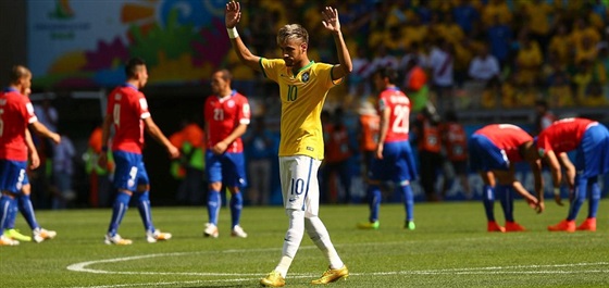 ملخص مباراة البرازيل وتشيلي في كأس العالم 2014 دور الـ 16