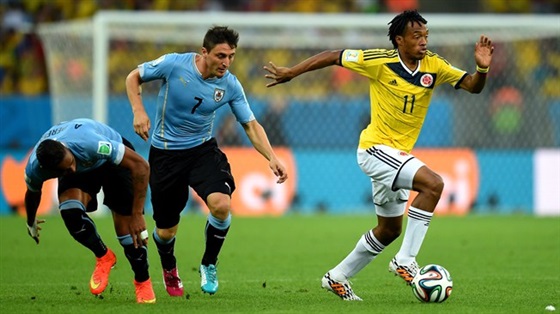 ملخص مباراة كولومبيا وأوروجواي في كأس العالم 2014 دور الـ 16